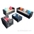 wasserdichte Terrasse Outdoor Möbel Garten Rattan Sofa Set